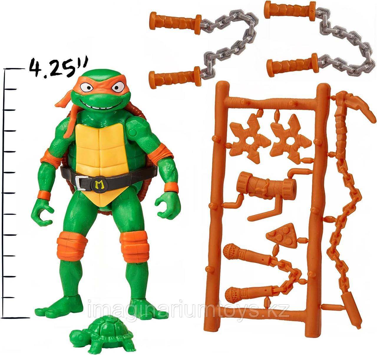 Черепашки-ниндзя Фигурка Микеланджело 11 см Teenage Mutant Ninja Turtles - фото 4 - id-p113422217