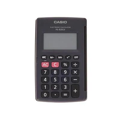 Калькулятор карманный CASIO HL-820LV-BK-W-GP