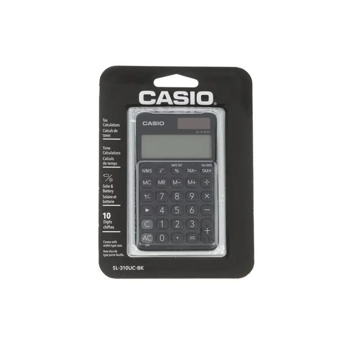 Калькулятор карманный CASIO SL-310UC-BK-W-EC - фото 2 - id-p113423319