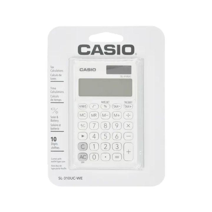 Калькулятор карманный CASIO SL-310UC-WE-W-EC - фото 2 - id-p113423347