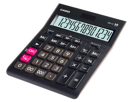 Калькулятор настольный CASIO GR-16-W-EP - фото 1 - id-p113423386
