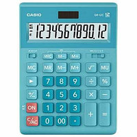 Калькулятор настольный CASIO GR-12C-LB-W-EP бирюза