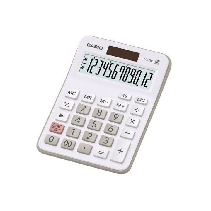 Калькулятор настольный CASIO MX-12B-WE-W-EC - фото 1 - id-p113423440