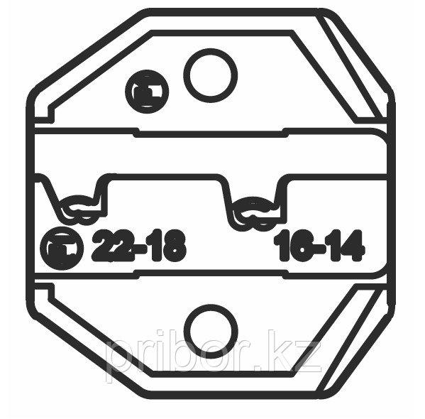 Pro`skit CP-236DF1 Насадка для обжима неизолированных разъёмов FLAG для провода AWG 22-18/16-14 - фото 2 - id-p591641