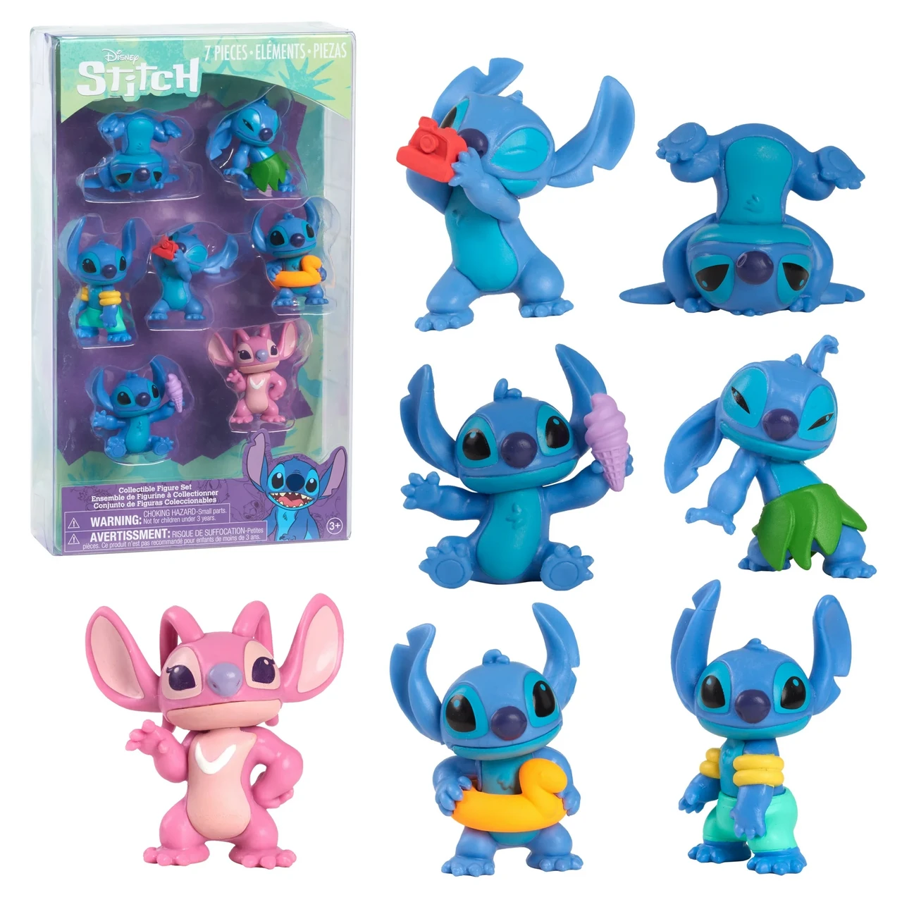 Набор коллекционных фигурок Disney Stitch из 7 предметов