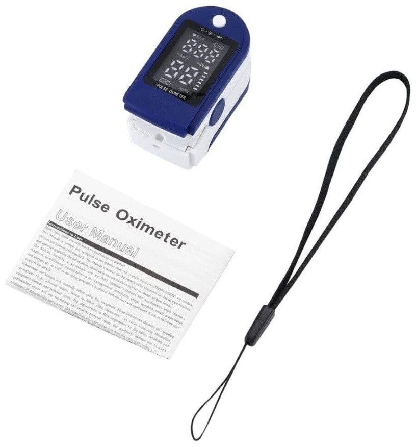 Пульсоксиметр для измерения сатурации в крови (Fingertip Pulse Oximeter Oximeter) - фото 4 - id-p92908310