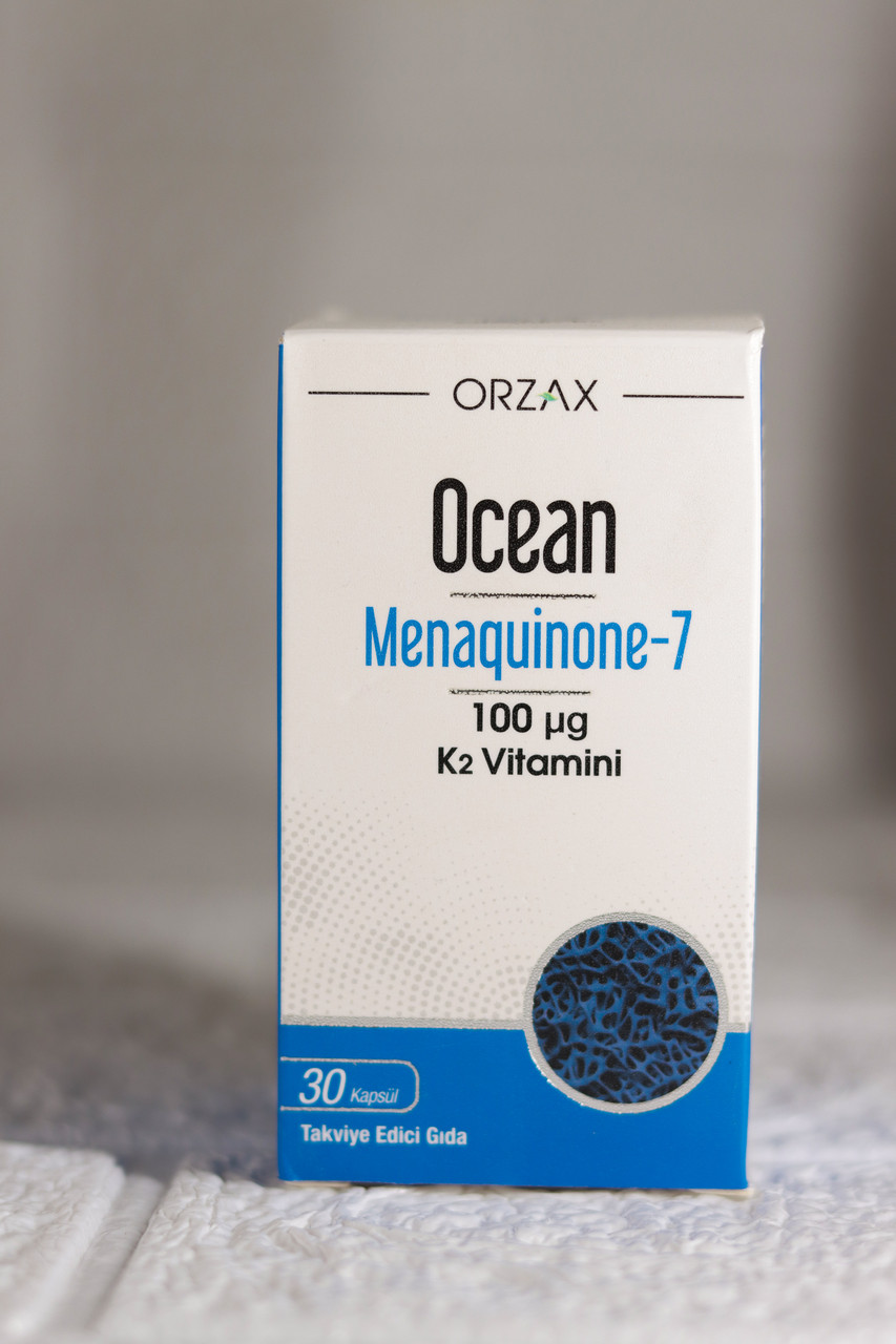 Витамины Orzax Ocean Menaquinone-7 30 kapsul - фото 1 - id-p113425120
