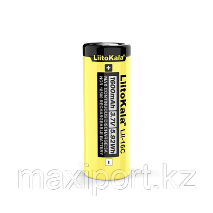 Аккумулятор 3.7v NCR 18500 LiitoKala Lii-16c(1600mAh) для бритв и эпиляторов braun, фото 2