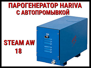 Парогенератор Hariva Steam AW 18 c автоматической промывкой для Хаммама (Мощность 18 кВт, объем 12-19 м3)