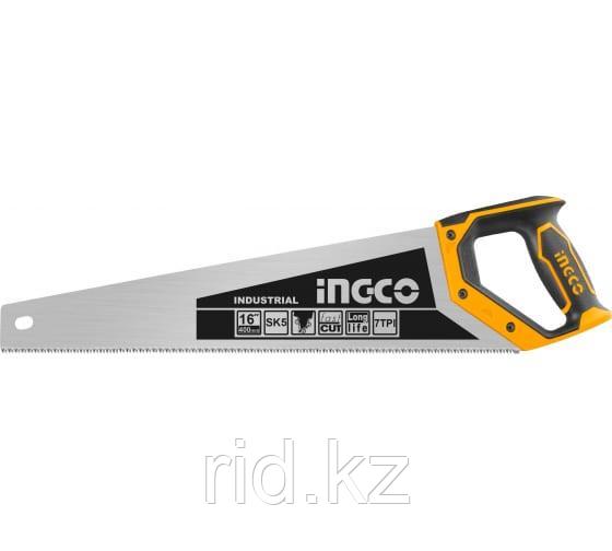 Ножовка по дереву INGCO INDUSTRIAL 400 мм HHAS28400 - фото 1 - id-p113431801