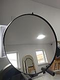 Metaldisk, круглое зеркало в черной металлической раме, d=810 мм, фото 3