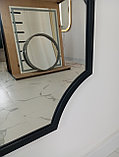 Nordblack, Дизайнерское зеркало в черной МДФ раме, 1650 х 580 мм, фото 2