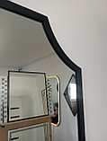 Nordblack, Дизайнерское зеркало в черной МДФ раме, 1650 х 580 мм, фото 3