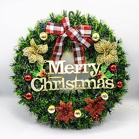 Новогодний венок с украшениями Heartpierce Green