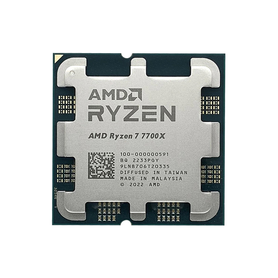 Процессор, AMD, AM5 Ryzen 7 7700X, oem, 4M L2 + 16M L3, 3.8 GHz, 8/16 Core, 65 Вт, Radeon Graphics - фото 1 - id-p113444798