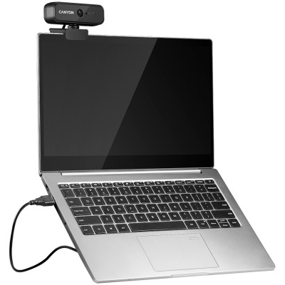 CANYON C2 720P HD 1.0Mega fixed focus webcam with USB2.0. connector, 360° rotary view scope, 1.0Mega pixels, - фото 2 - id-p113446701