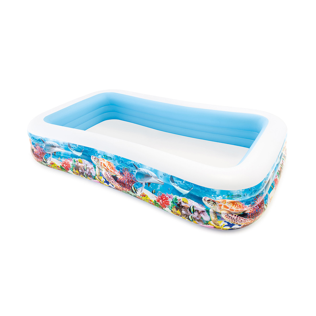 Семейный надувной бассейн Sealife Swim Center 305 х 183 х 56 см, INTEX, 58485NP, Винил, 1050л., 6+, - фото 1 - id-p113447811