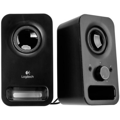 LOGITECH Z150 Stereo Speakers - MIDNIGHT BLACK - 3.5 MM - фото 1 - id-p113445144