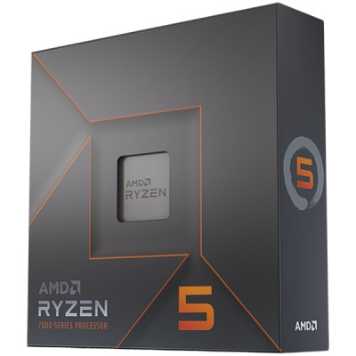 AMD CPU Desktop Ryzen 5 6C/12T 7600X (4.7/5.0GHz Boost,38MB,105W,AM5) box, with Radeon Graphics - фото 1 - id-p113446770
