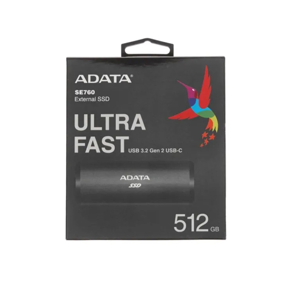 Внешний SSD диск, ADATA, SE760, ASE760-512GU32G2-CTI, 512GB, USB-C, Серый - фото 2 - id-p113445751