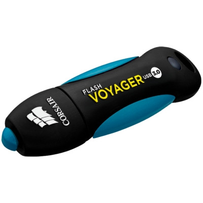 Corsair Flash Voyager USB 3.0 128GB, Read 190MBs - Write 60MBs, Plug and Play, EAN:0843591047289 - фото 1 - id-p113451361