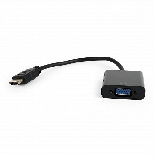 Переходник HDMI-VGA Cablexpert A-HDMI-VGA-04, 19M/15F, провод 15см - фото 1 - id-p113452370