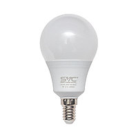 Эл. лампа светодиодная, SVC, LED G45-7W-E14-4200K, Мощность 7Вт, Тип колбы G45, Цвет. Температура 4200K,