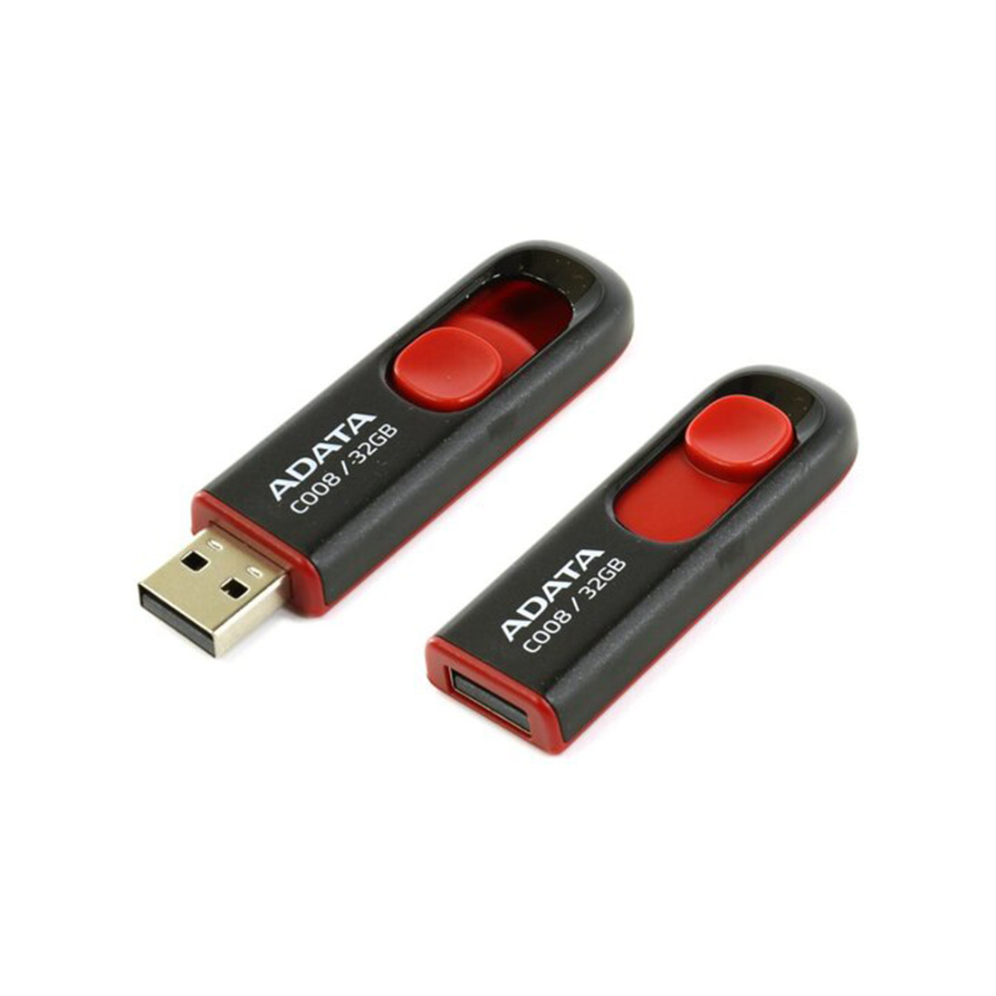 USB-накопитель, ADATA, CLASSIC C008, AC008-32G-RKD, 32GB, USB 3.2, Красный - фото 2 - id-p113450459