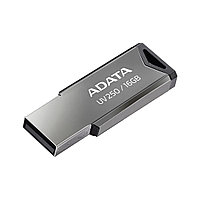 USB-накопитель, ADATA, AUV250-16G-RBK, 16GB, USB 3.2, Серебристый