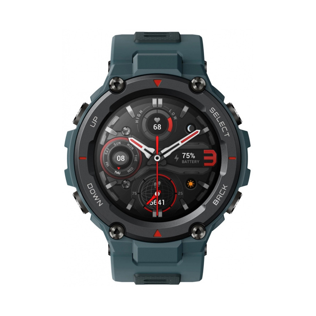 Смарт часы, Amazfit, T-Rex Pro A2013, HD-дисплей AMOLED 1.3 дюйма, Разрешение 360*360 pixel, GPS, GLONASS, - фото 2 - id-p113446397