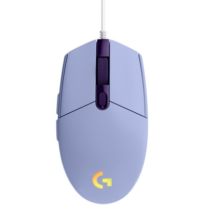 LOGITECH G102 LIGHTSYNC Corded Gaming Mouse - LILAC - USB - EER - фото 1 - id-p113446887