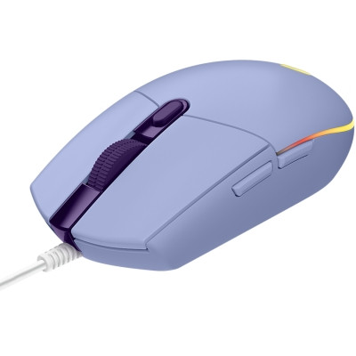 LOGITECH G102 LIGHTSYNC Corded Gaming Mouse - LILAC - USB - EER - фото 3 - id-p113446887
