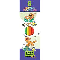 Карандаши Hatber VK, 6 цветов, серия Забавные истории, в картонной упаковке