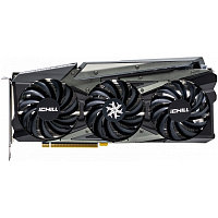 "INNO3D Video Card NVIDIA GeForce RTX 3060 iChill X3 RED LHR, 12GB 192bit GDDR6 1837 / 19G, PCI-E 4 3x DP,