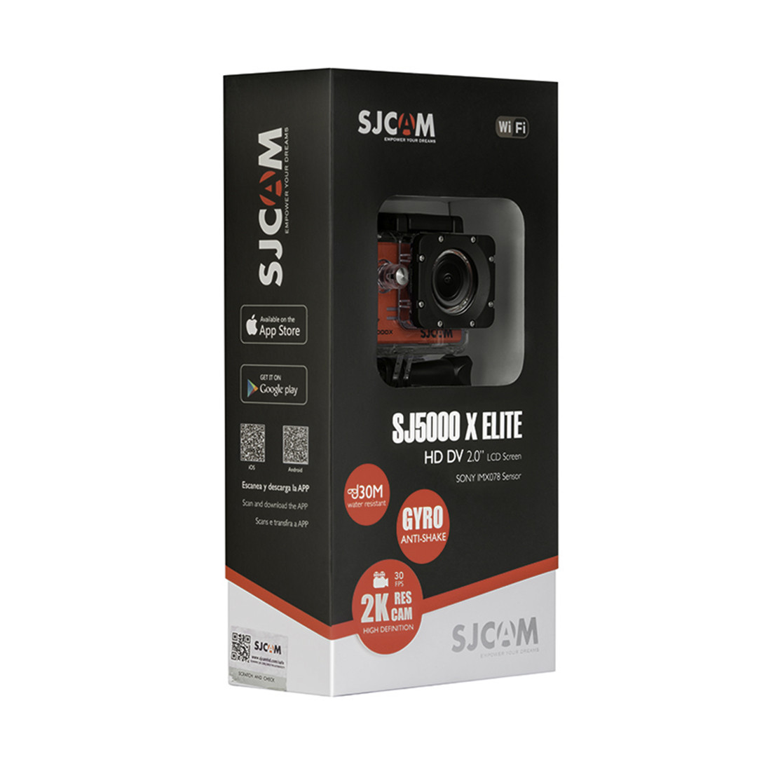 Экшн-камера, SJCAM, SJ5000X Elite, 4K/24fps, MicroSD до 128 Гб, Процессор Sony IMX078, Разрешение фото - фото 3 - id-p113445328