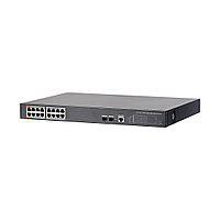 Коммутатор, Dahua, DH-PFS4218-16GT-190, Порты LAN: 16 x RJ45 ( 14 PoE (802.3af/at) + 2 Hi-PoE / PoE