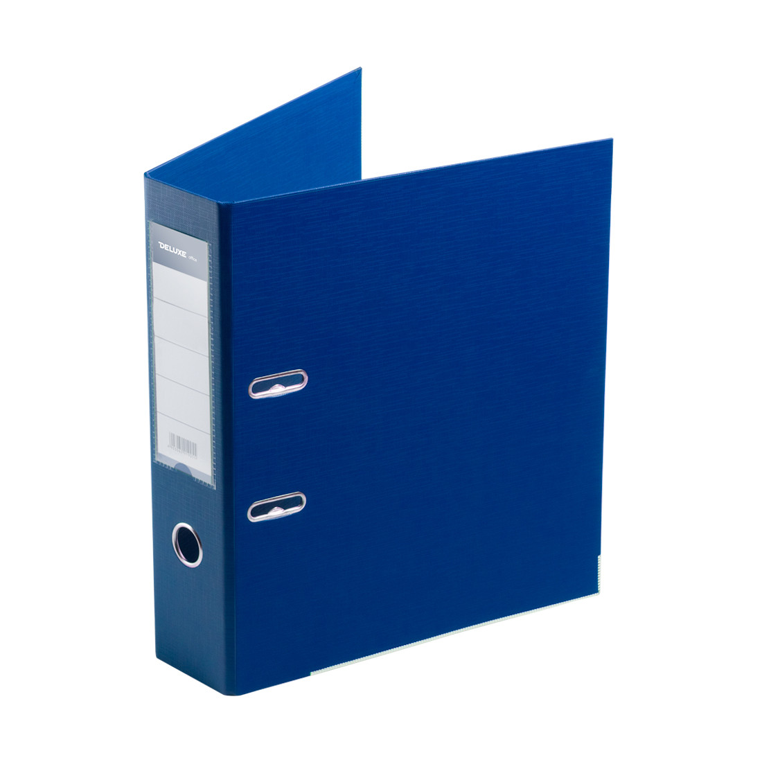 Папка регистратор с арочным механизмом, Deluxe, Office 3-BE21 (3" BLUE), А4, 70 мм, 1200 мкм. (2 мм.), - фото 1 - id-p113445384