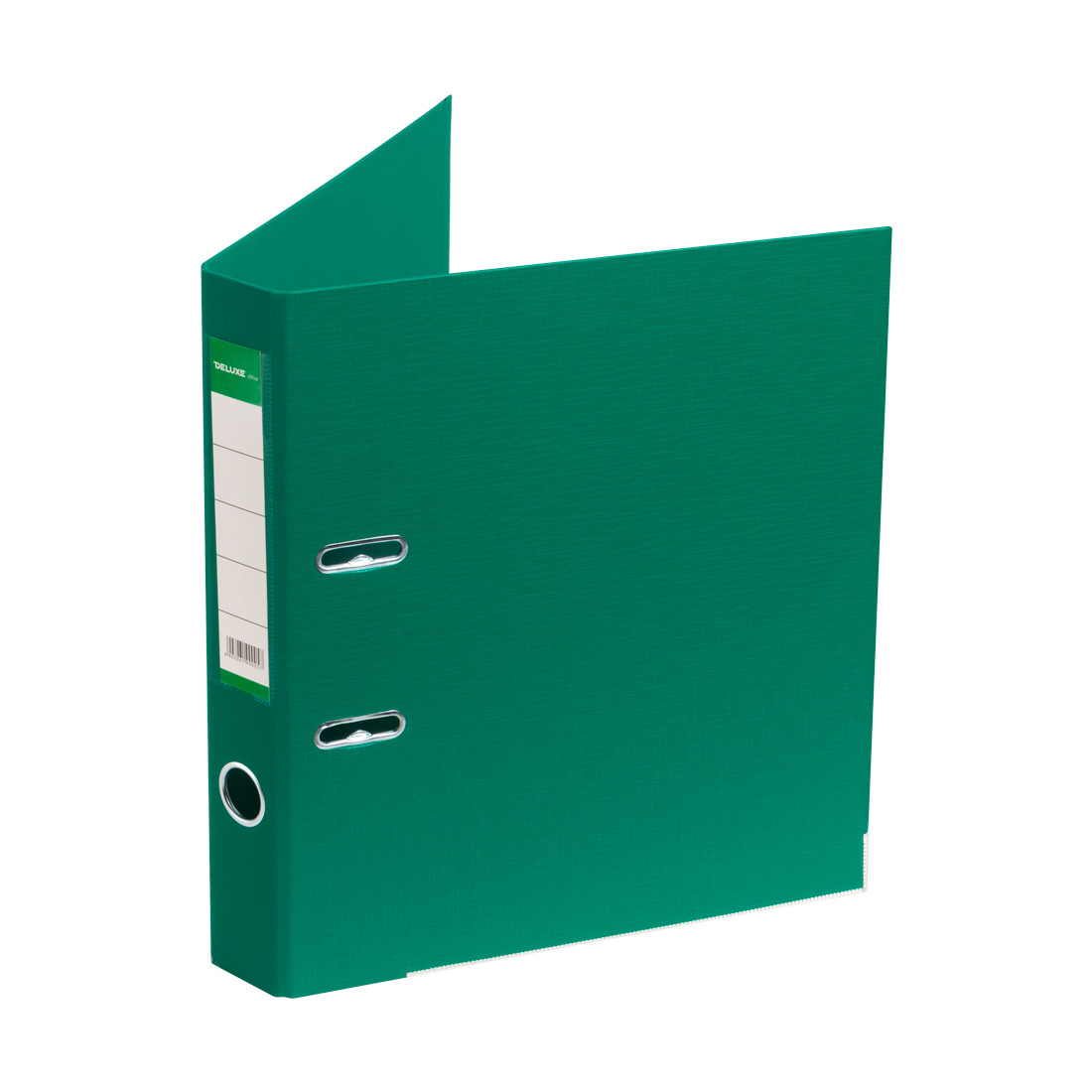 Папка–регистратор с арочным механизмом, Deluxe, Office 2-GN36 (2" GREEN), А4, 50 мм, 1200 мкм. (2 мм.),