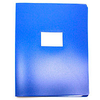 Папка пластиковая серии Бюрократ Silwerhof, А3, 20 вкладышей, 0,8мм, синяя