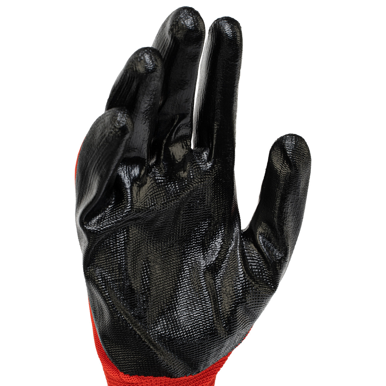Перчатки полиэфирные с чёрным нитрильным покрытием, размер 9, 13 класс вязки// Stels - фото 3 - id-p113448165