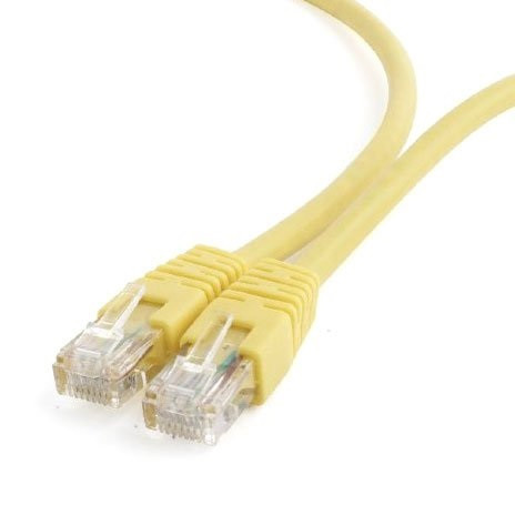 Патч-корд UTP Cablexpert PP6U-1M/Y кат.6, 1м, литой, многожильный (жёлтый) - фото 1 - id-p113450816
