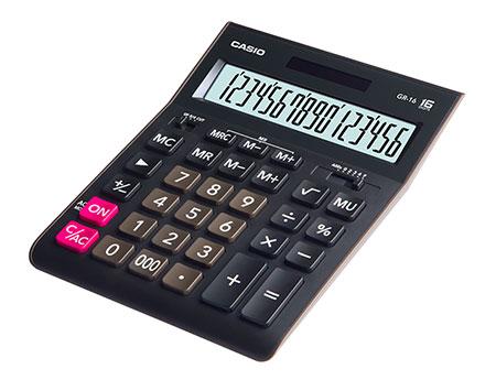 Калькулятор настольный CASIO GR-16-W-EP - фото 1 - id-p113451934