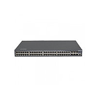 Коммутатор, BDCOM, S2900-48P6X, Управляемый L2+, 48 портов PoE (370W) 10/100/1000M RJ45, 6 портов 10G SFP+,