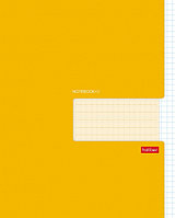 Тетрадь Hatber, 48л, А5, клетка, на скобе, серия Тетрадь - Жёлтая