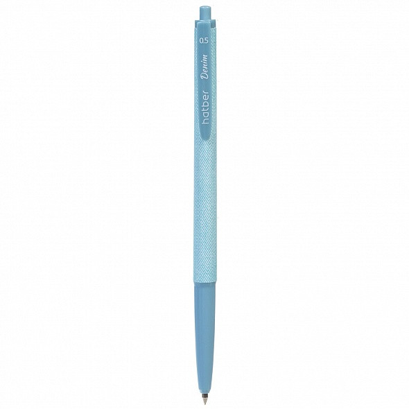 Ручка шариковая автоматическая Hatber Denim, 0,7мм, синяя, цветной корпус, ассорти - фото 2 - id-p113451022