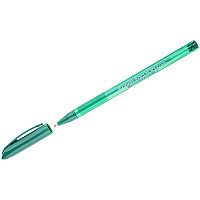 Ручка шариковая Luxor Focus Icy, 1мм, зелёная, чернила на масляной основе, зелёный тонированный корпус
