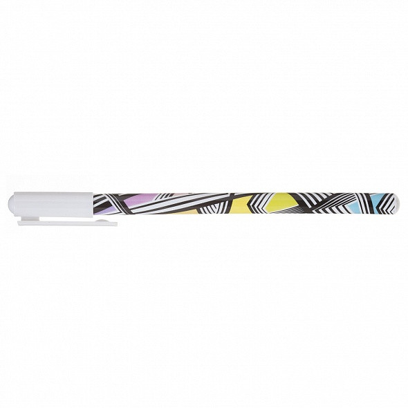 Ручка шариковая Hatber Rapid, 0,7мм, синяя, чернила на масляной основе, цветной корпус с рисунком - фото 3 - id-p113451219