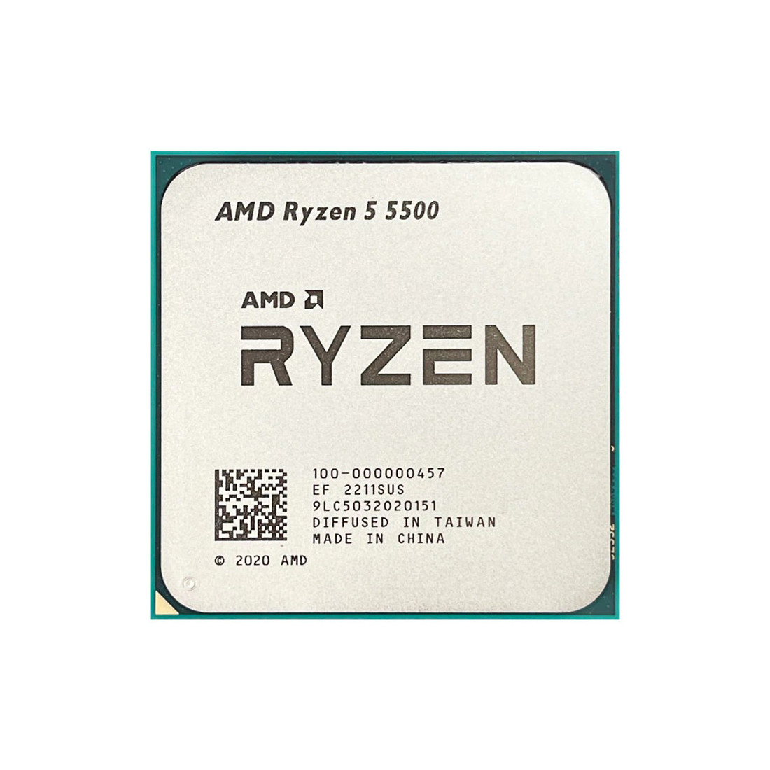 Процессор, AMD, AM4 Ryzen 5 5500, оем, 3М L2 + 16M L3, 3.6 GHz, 6/12 Core, 65 Вт, без встроенного видео - фото 1 - id-p113451312