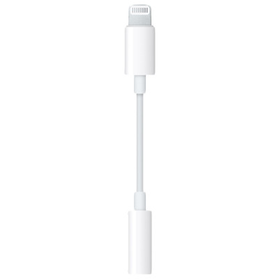 Apple Lightning to 3.5 mm Headphone Jack Adapter, Model A1749 - фото 1 - id-p113449304