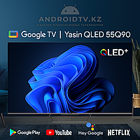 Yasin QLED 55Q90 140 см 55" 4K (Смарт теледидар) Google TV